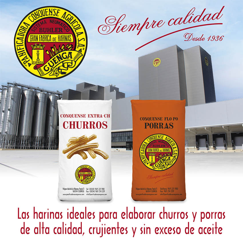 banner harina churros