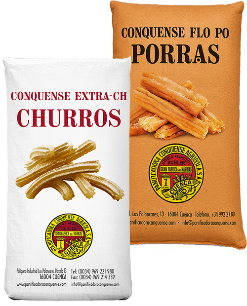 sacos harina churros y porras